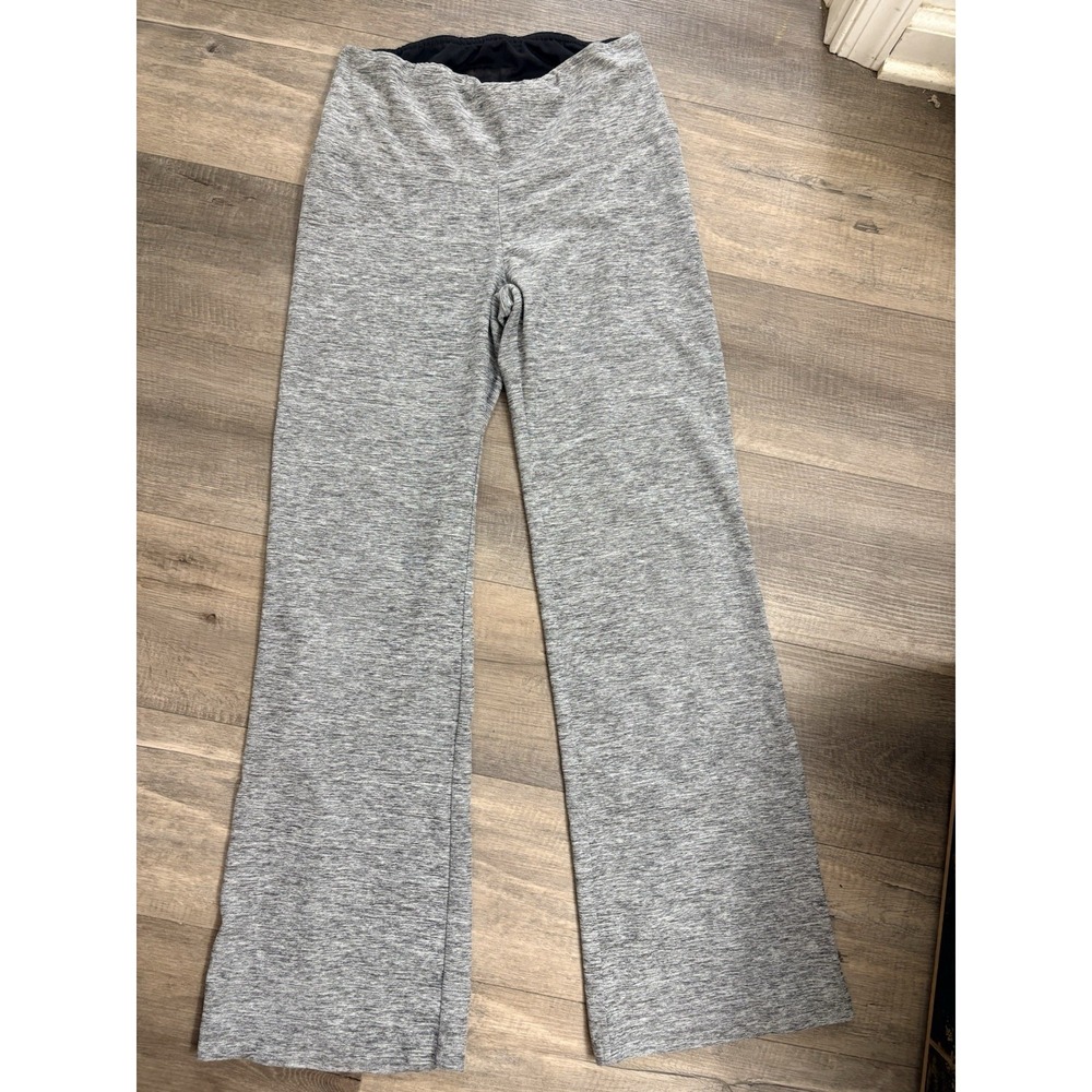 Mondetta Gray Space Dye Wide Leg Yoga Pants Athletic Trousers Lounge Size M
